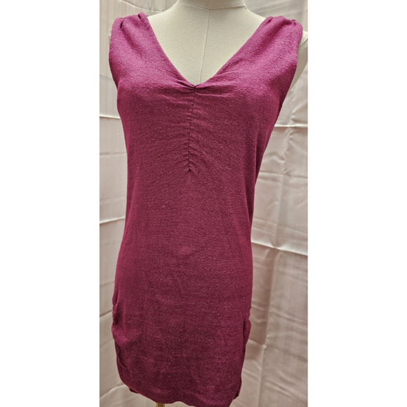 MICHAEL‎ STARS MATERNITY Bodycon Pink Shimmer Dress Small Medium - Picture 1 of 3